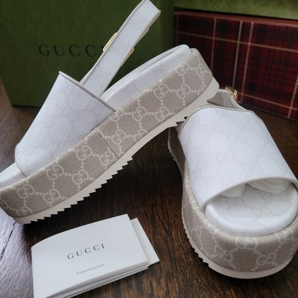 GUCCI ANGELINA PLATFORMS/ BRAND NEW - Picture 7 of 16